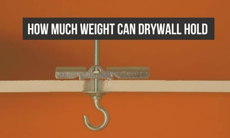 How much weight can drywall hold?