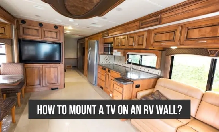 How to attach a TV mount to an RV wall?