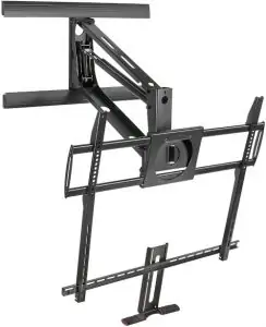 Best fireplace TV mount | A spring-assisted pull down