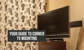 How to mount a TV in a corner? How to mount a tv in a corner