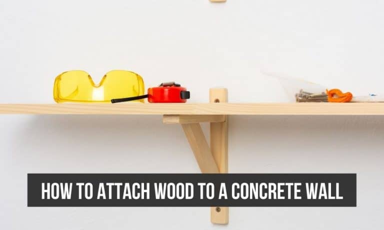 How to attach wood to a concrete wall?