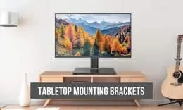 How to hang wood art on a wall? Vertical tabletop TV mount