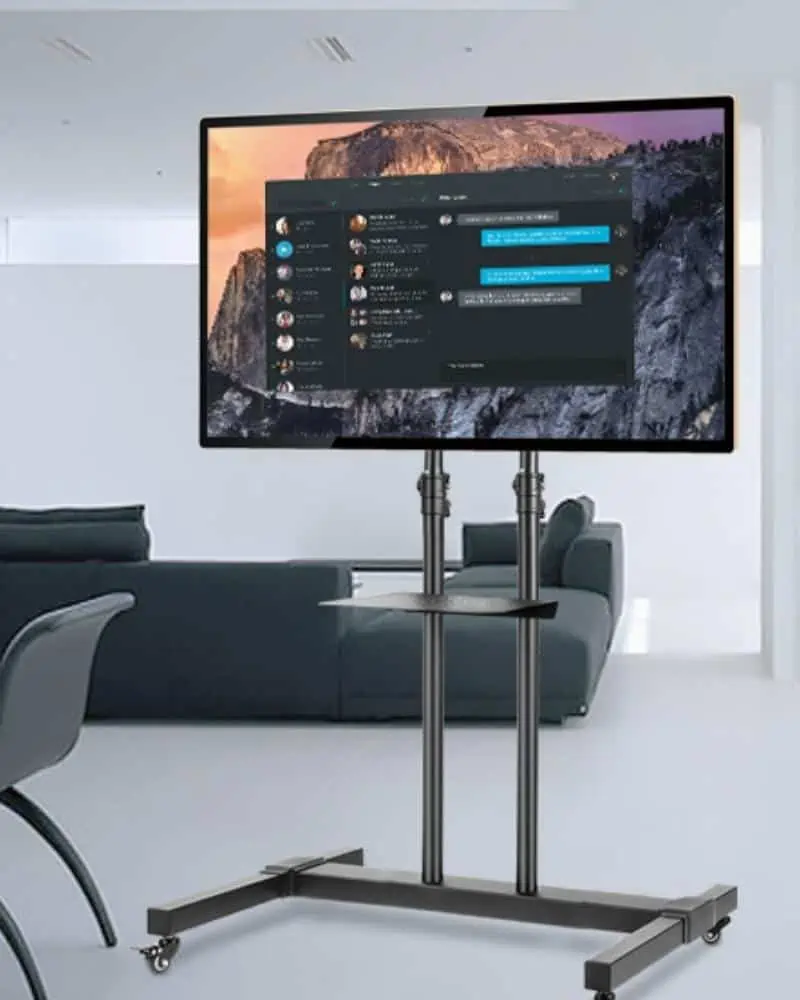 Close up TAVR mobile TV stand