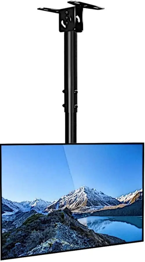 Everstone ARL237S 28 to 55 inches, 66 lbs ceiling pole TV mount