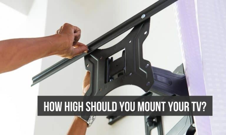 How high should your TV be mounted?