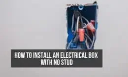 How to install an old workbox: Clamping style studless outlet box How to install an electrical box without a stud