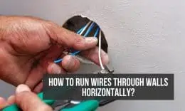 How to install an electrical box when there is no stud? How to run wires through walls horizontally