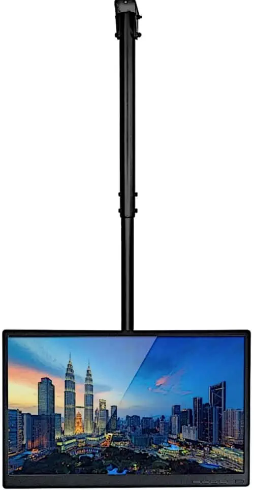 Mount-It! MI-509L ceiling pole mount with TV
