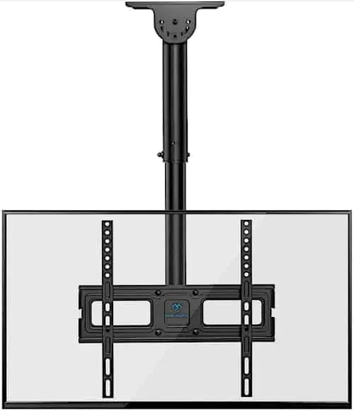 Perlesmith PSCM2 ceiling pole mount with mock TV