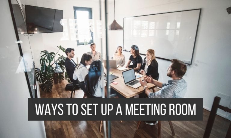 How to set up a meeting room