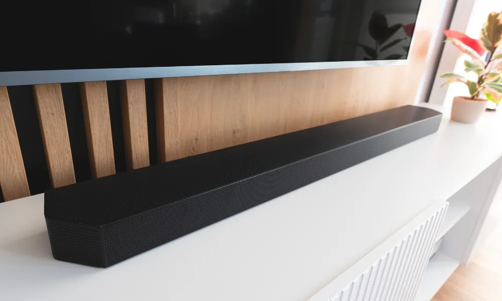 Modern soundbar with side-firing speakers