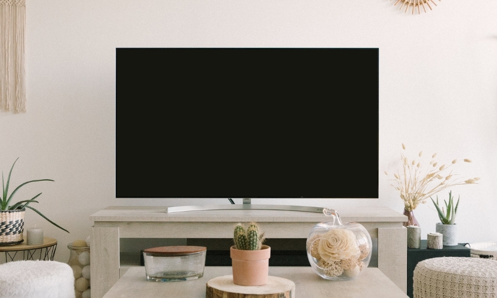 Living room with TV